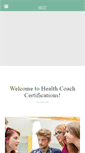 Mobile Screenshot of healthcoachcertifications.com